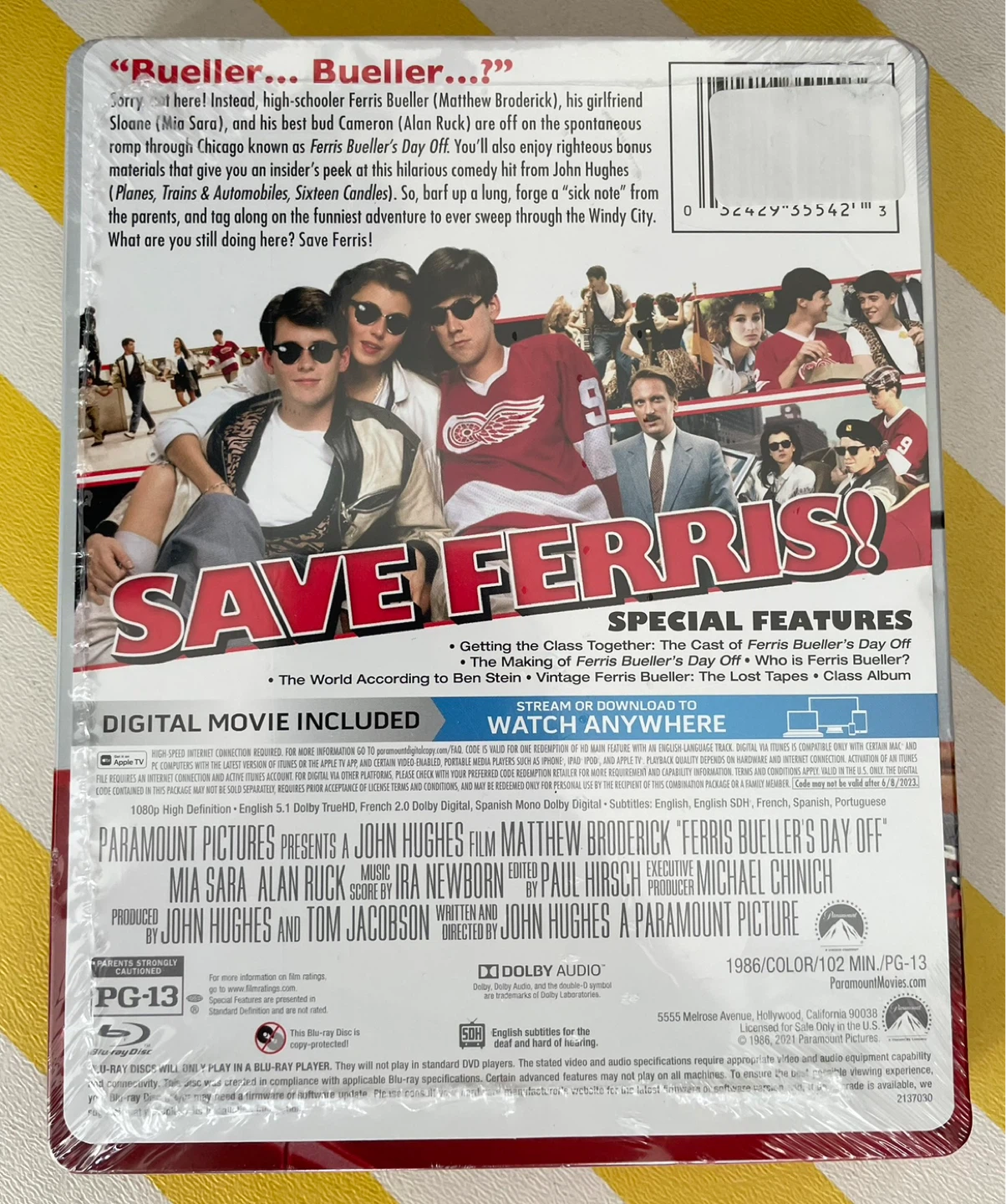 Ferris Bueller’s Day Off SteelBook *New - photo 2