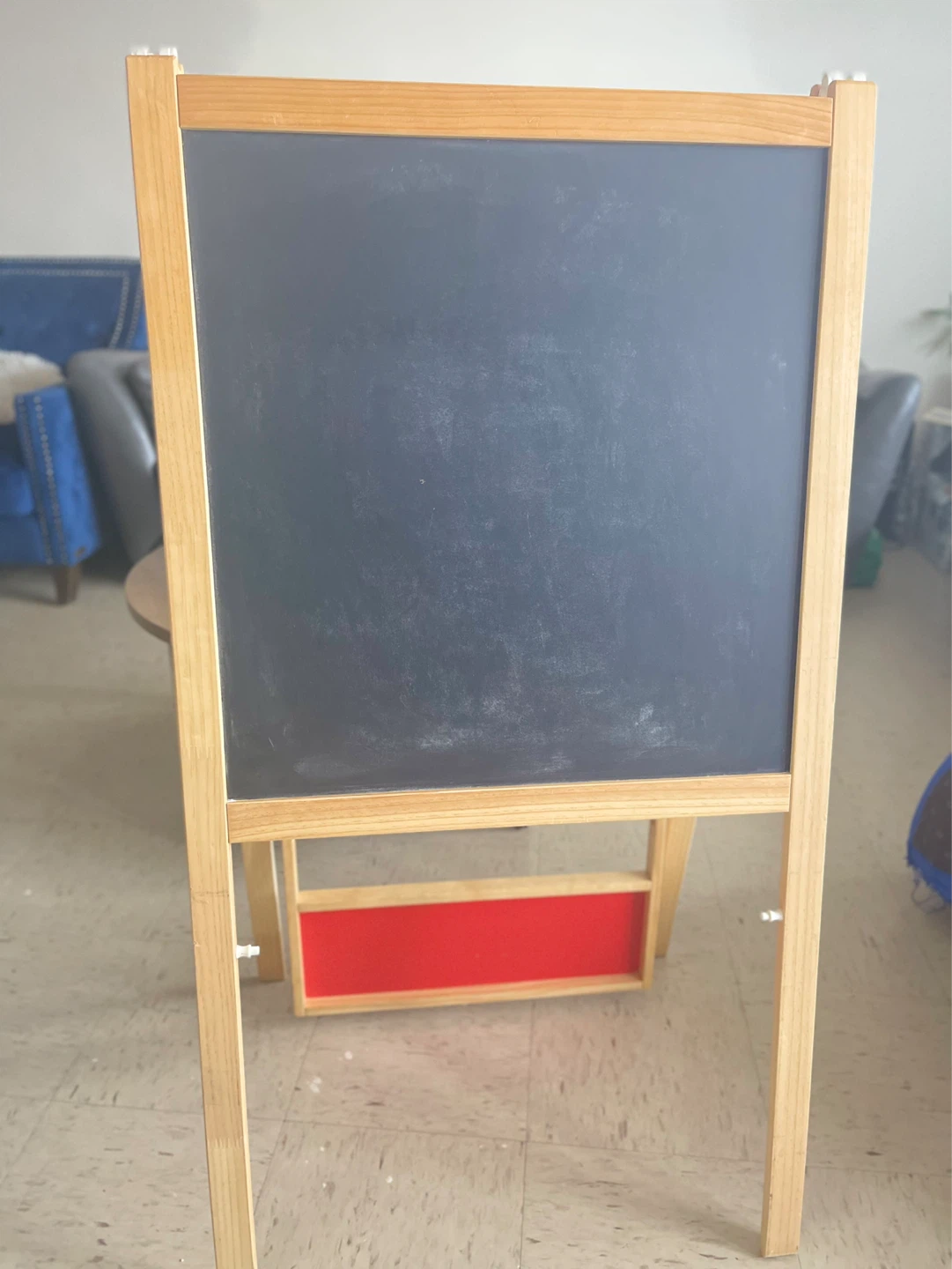 Wooden Easel with Whiteboard and Chalkboard - photo 2