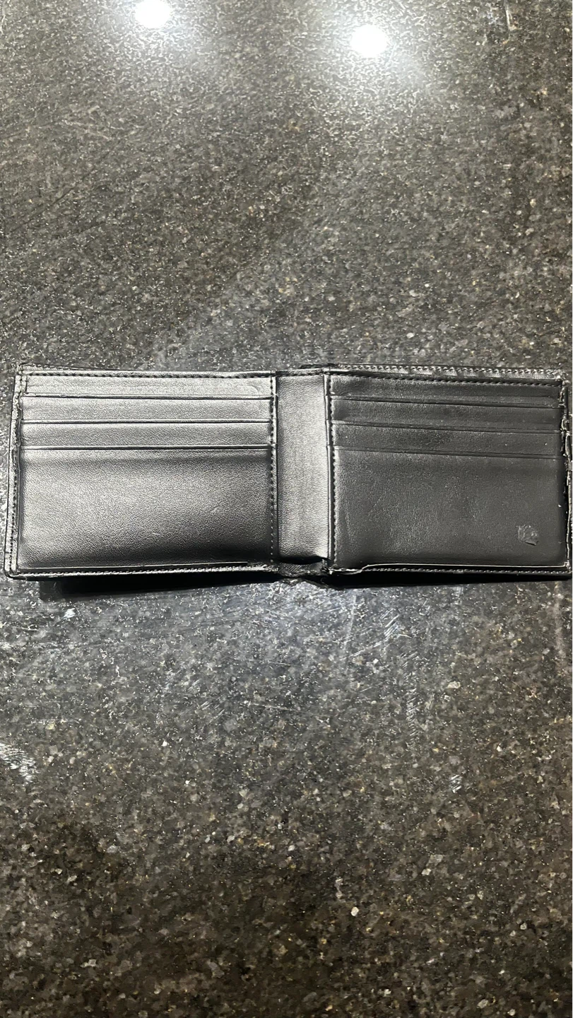 Perry Ellis Black Leather Bifold Wallet - photo 4