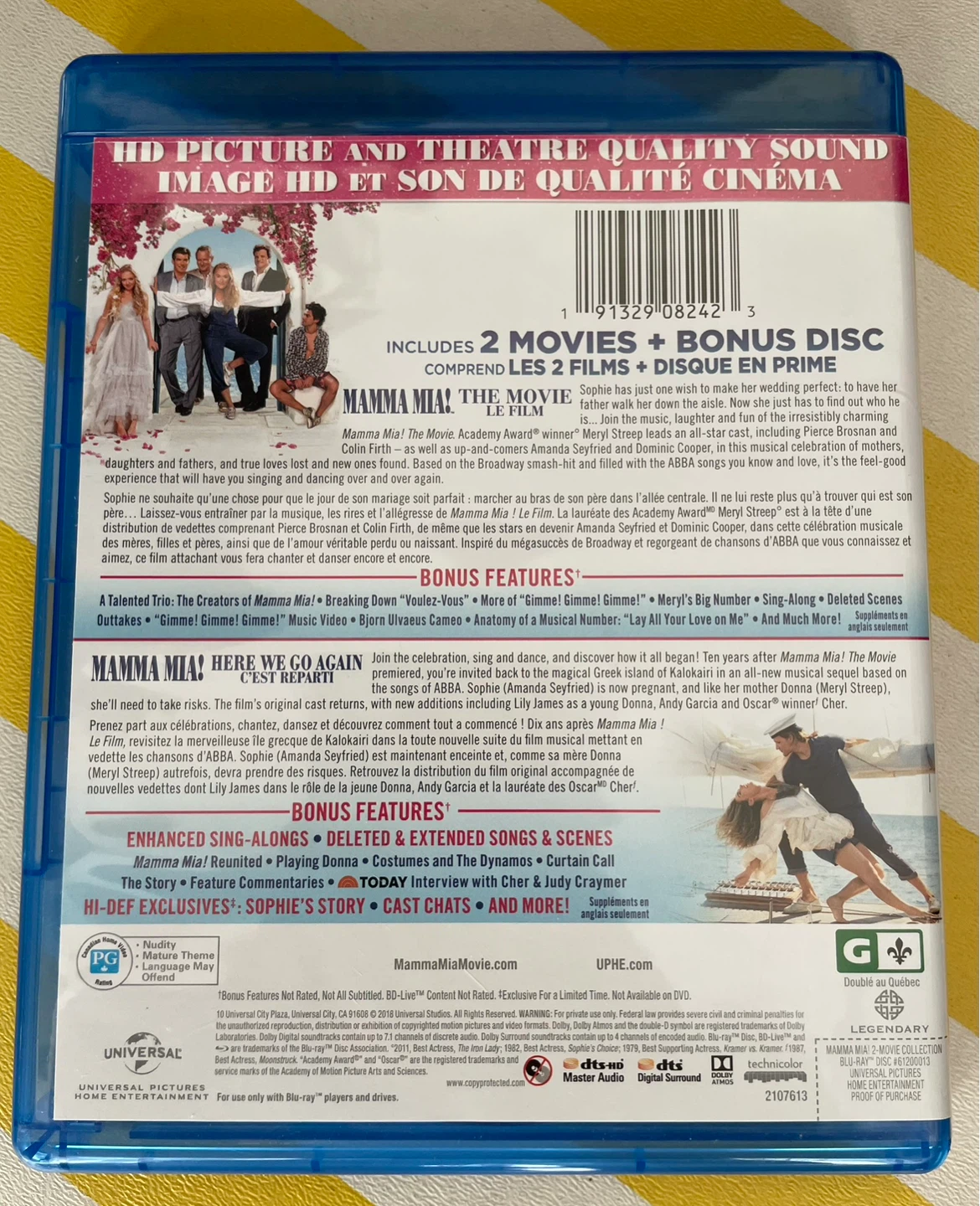 Mamma Mia 2 Movie Collection Blu Ray Set - photo 2