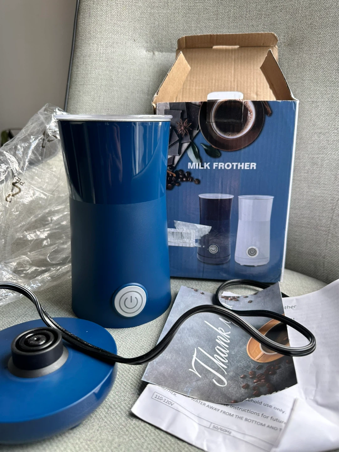 Blue Milk Frother