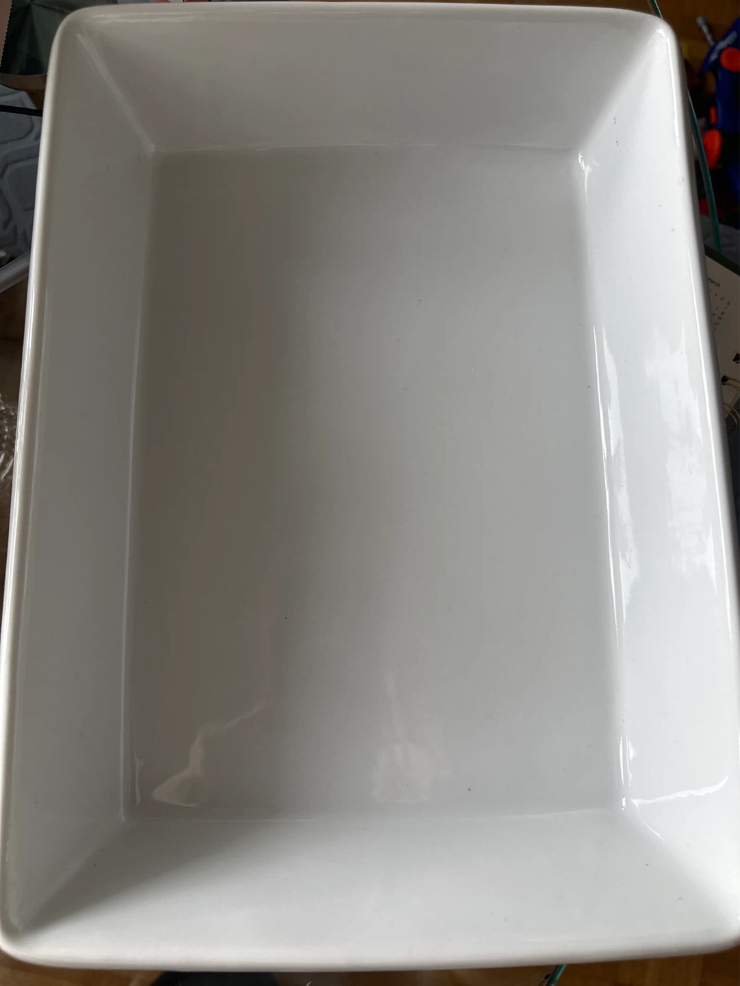 White Ceramic Baking Dish
