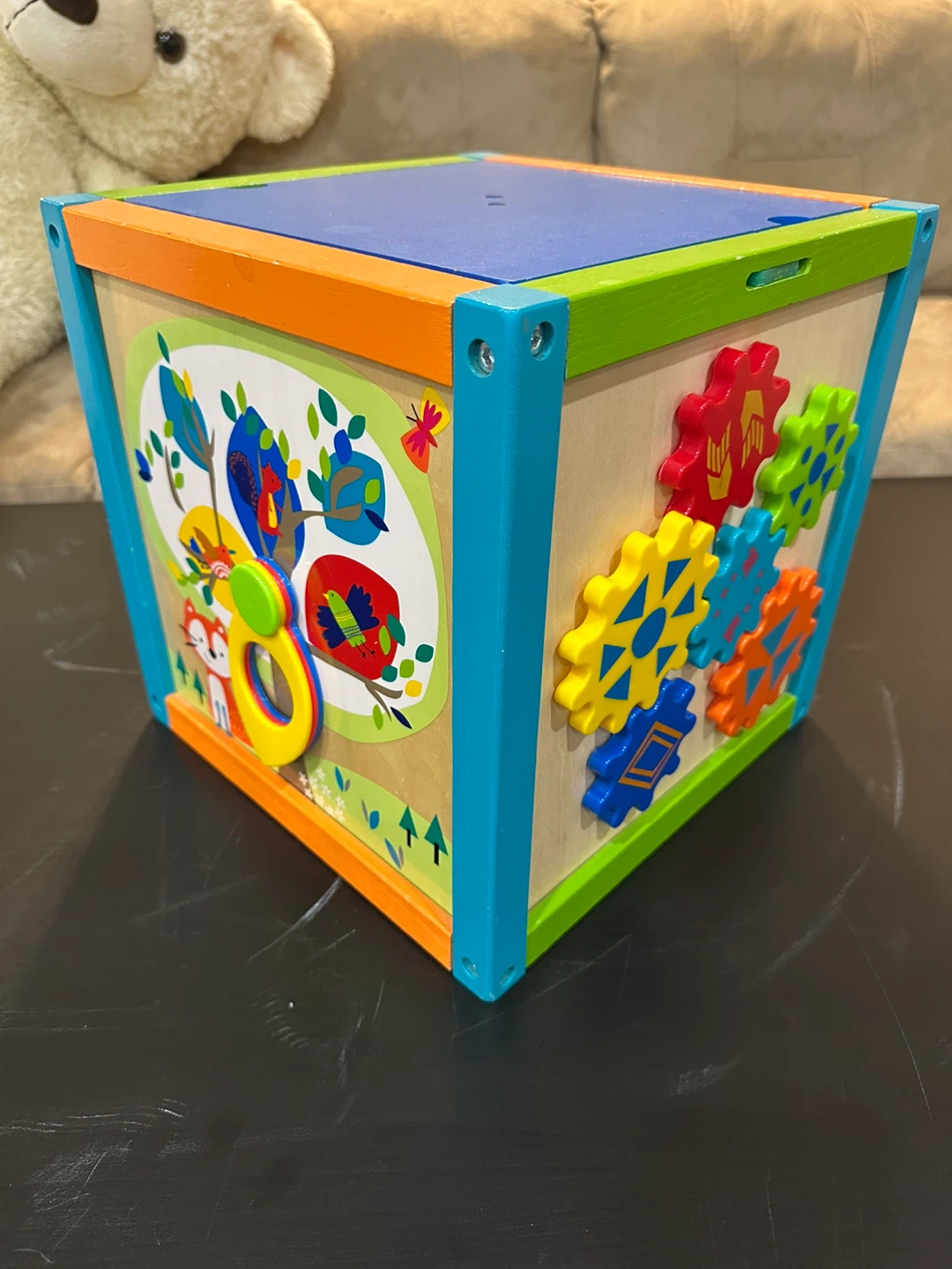 Toys R Us Wooden Activity Cube - photo 2