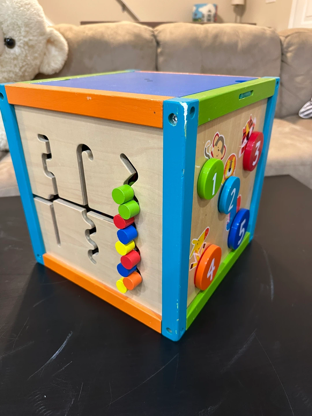 Toys R Us Wooden Activity Cube - photo 3
