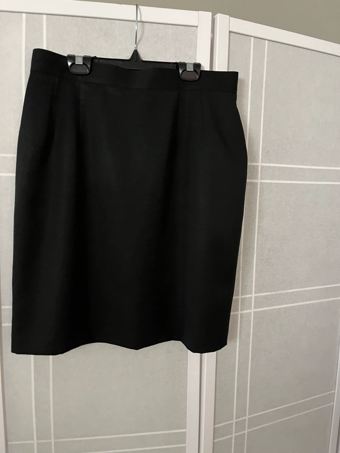 Braemar Black Wool Skirt Size 14