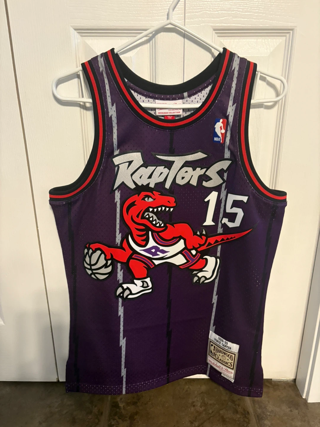 Vince Carter Raptors Jersey. Purple Hardwood Classics. - photo 2