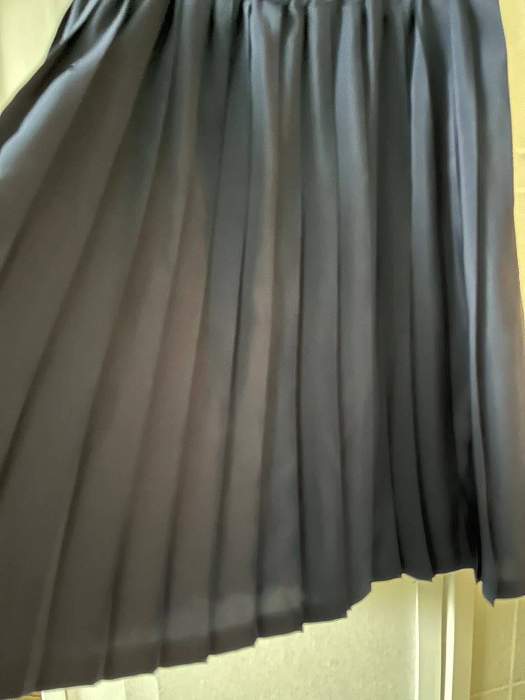 Navy Blue Pleated Skirt - photo 2
