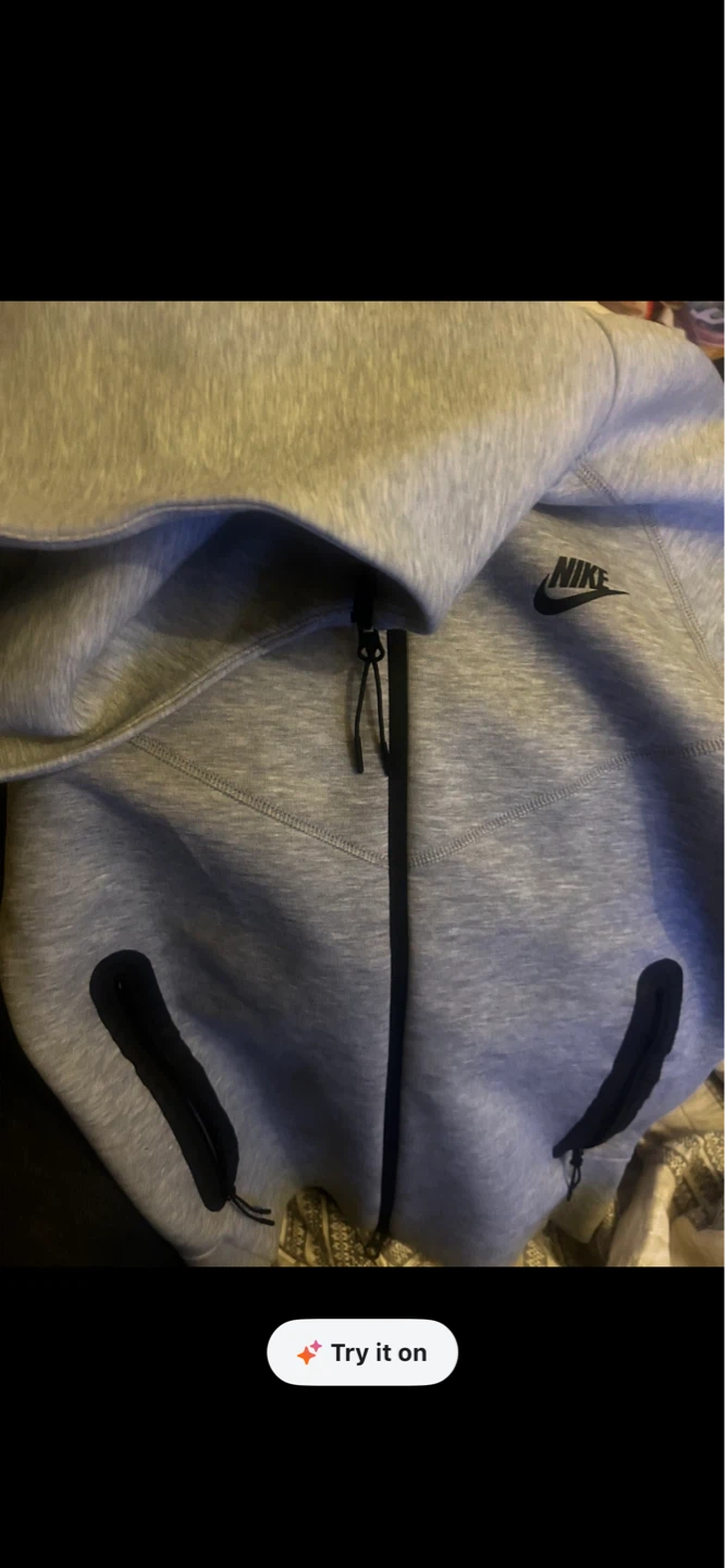 Nike Tech Fleece Full Zip Hoodie - Grey - XS - photo 2