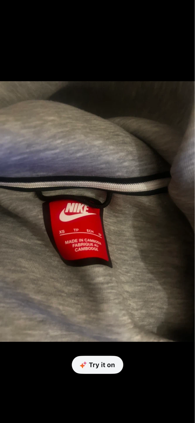 Nike Tech Fleece Full Zip Hoodie - Grey - XS - photo 3