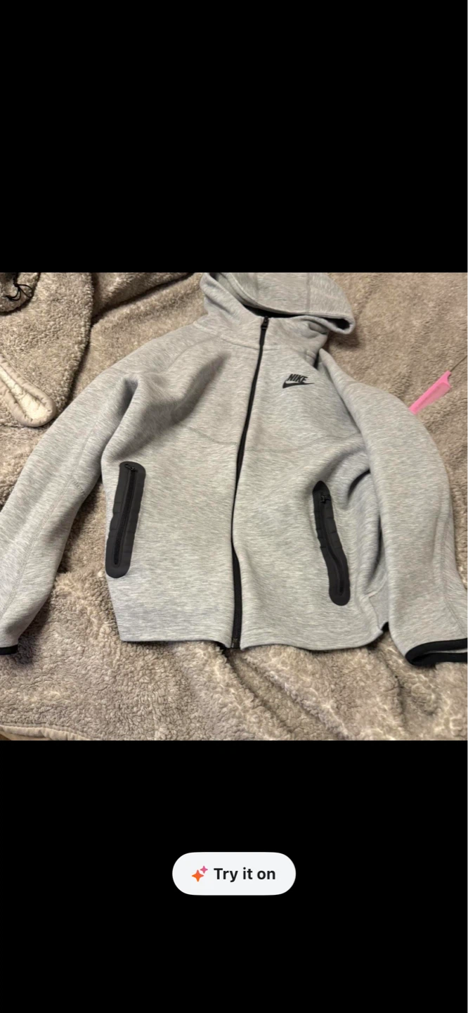 Nike Tech Fleece Full Zip Hoodie - Grey - XS - photo 4