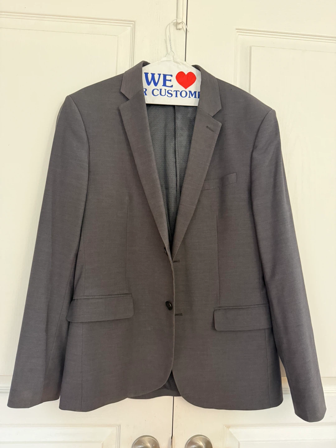 RW & CO. Athletic Fit Grey Blazer