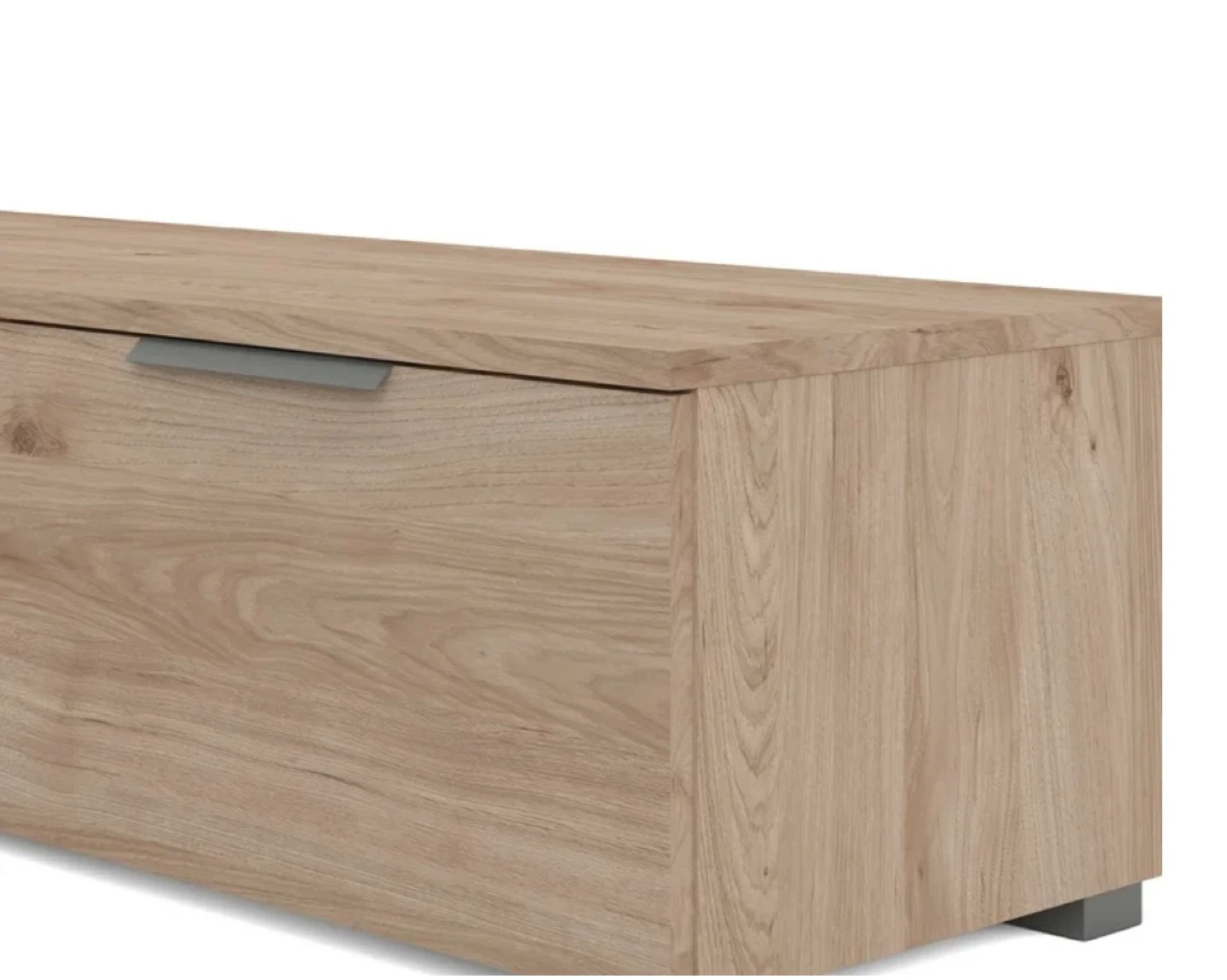 Light Oak 68” TV Stand with Drawers and Shelves - photo 3