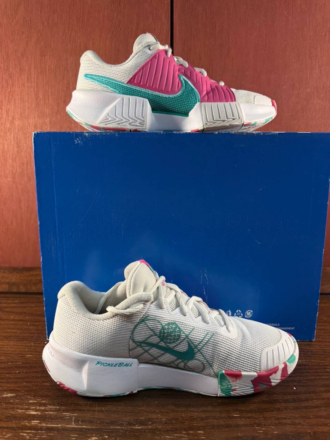 Nike Zoom Challenge White/Pink Women’s Pickleball Shoes Size 6,5 - photo 2