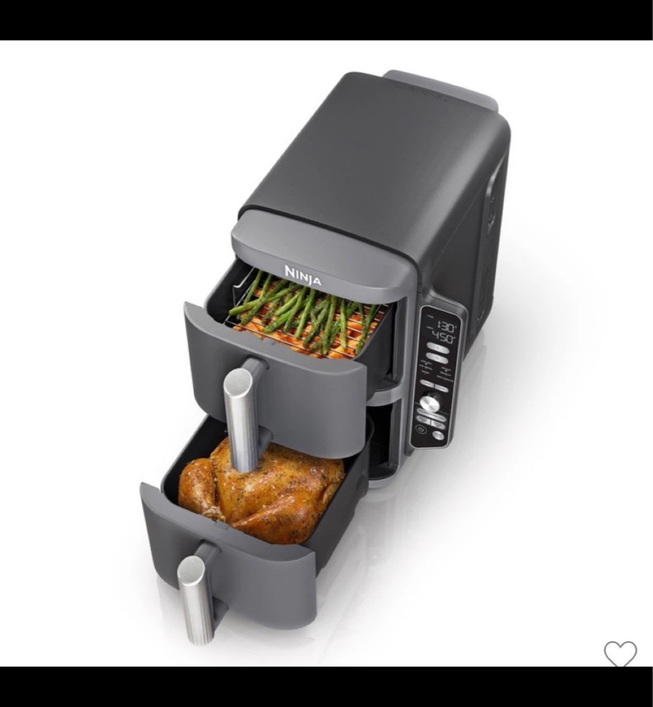 Ninja double stack XL 10qt, 6 in 1, 2 basket air fryer - photo 2