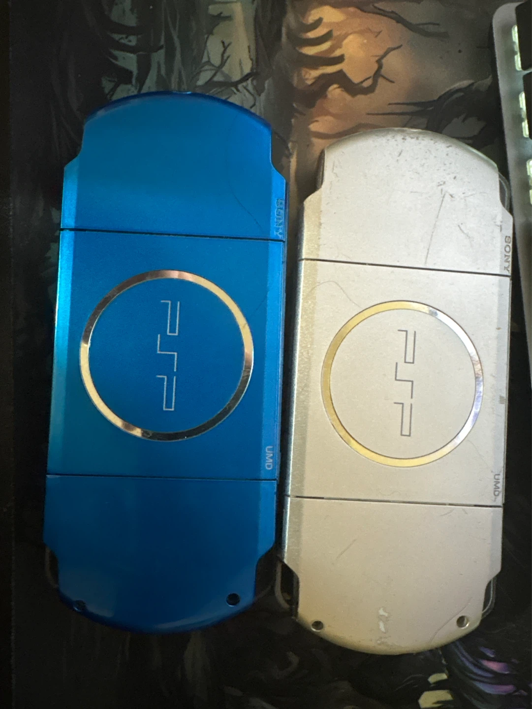 Sony PSP 3000 / Mod - Blue & Silver - photo 2
