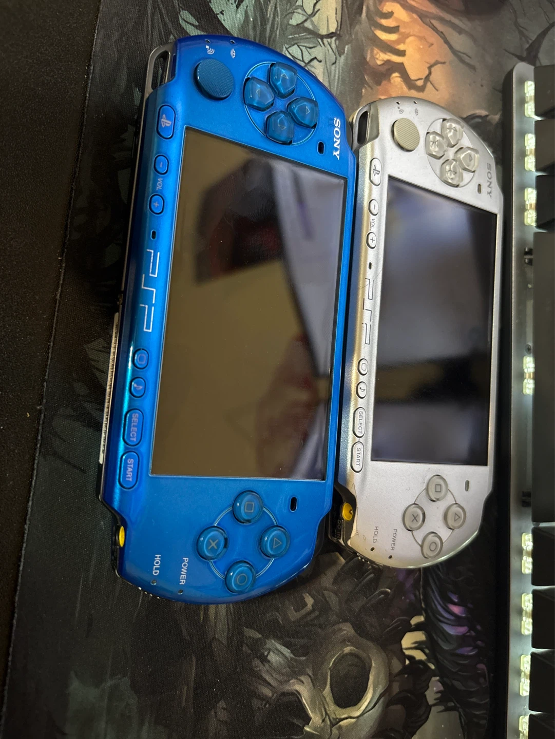 Sony PSP 3000 / Mod - Blue & Silver