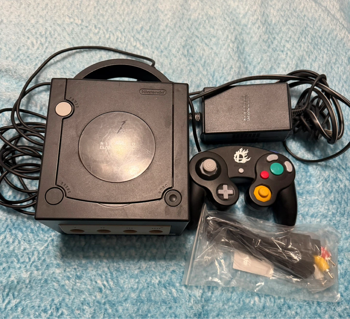 Nintendo GameCube Console with Controller and Power Adapter - photo 2