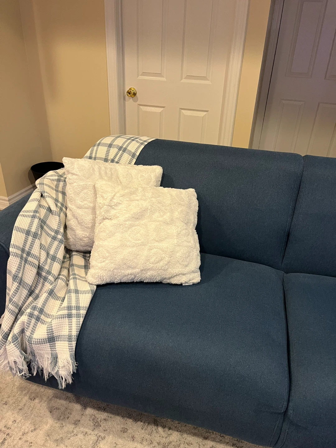 Blue 2-Seater Sofa - photo 3