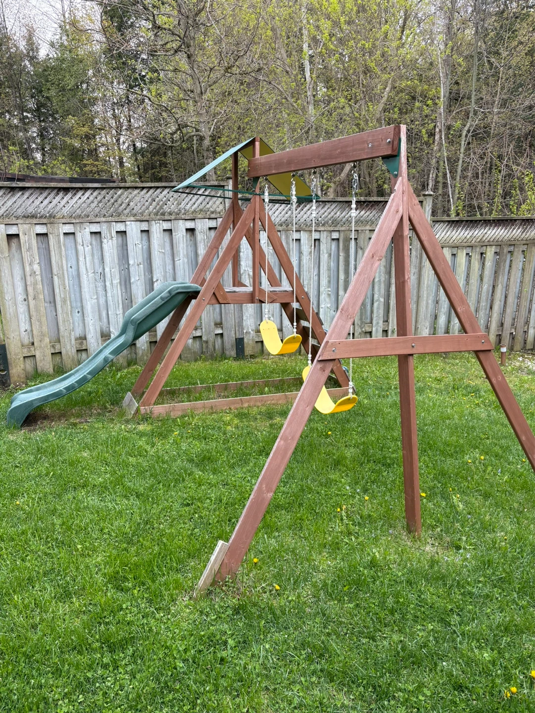 Free Wooden Swing Set / Playset