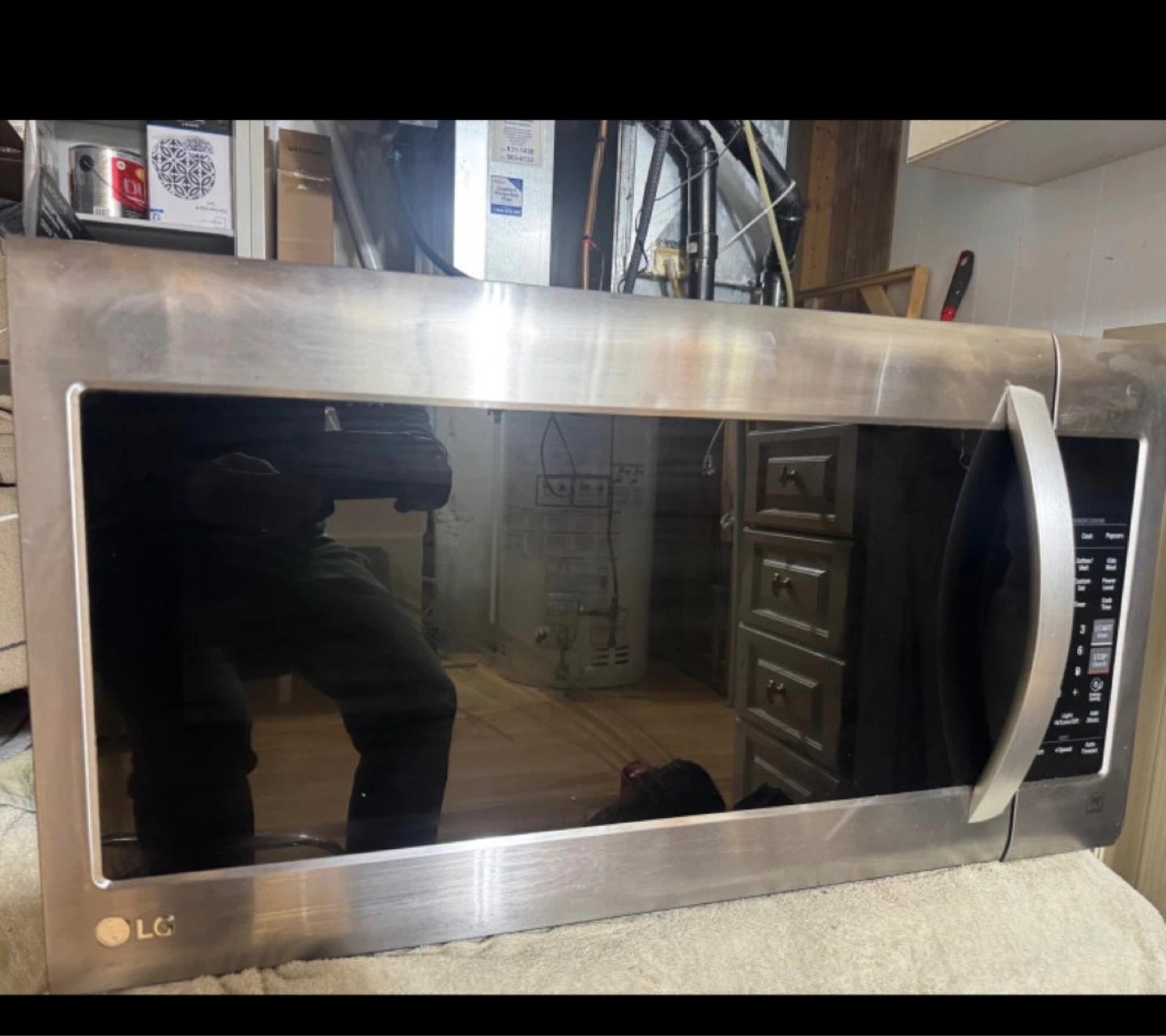 LG Stainless Steel Over-the-Range Microwave - photo 2