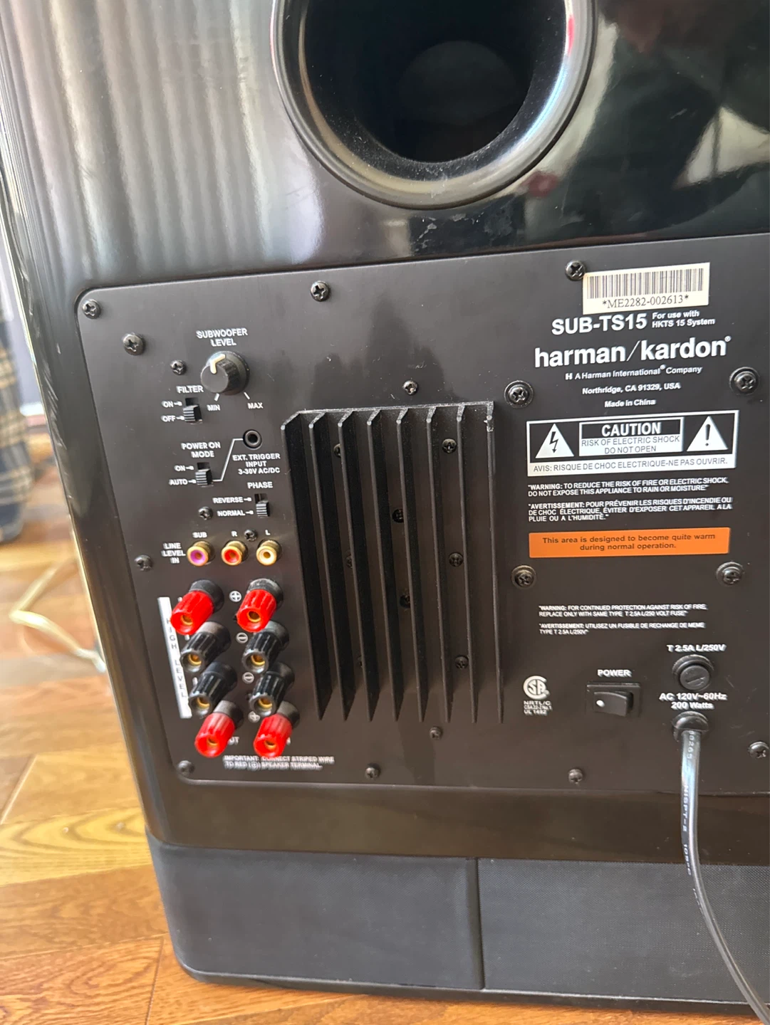 Harman Kardon Sub TS15 2.1 System Speakers - photo 5