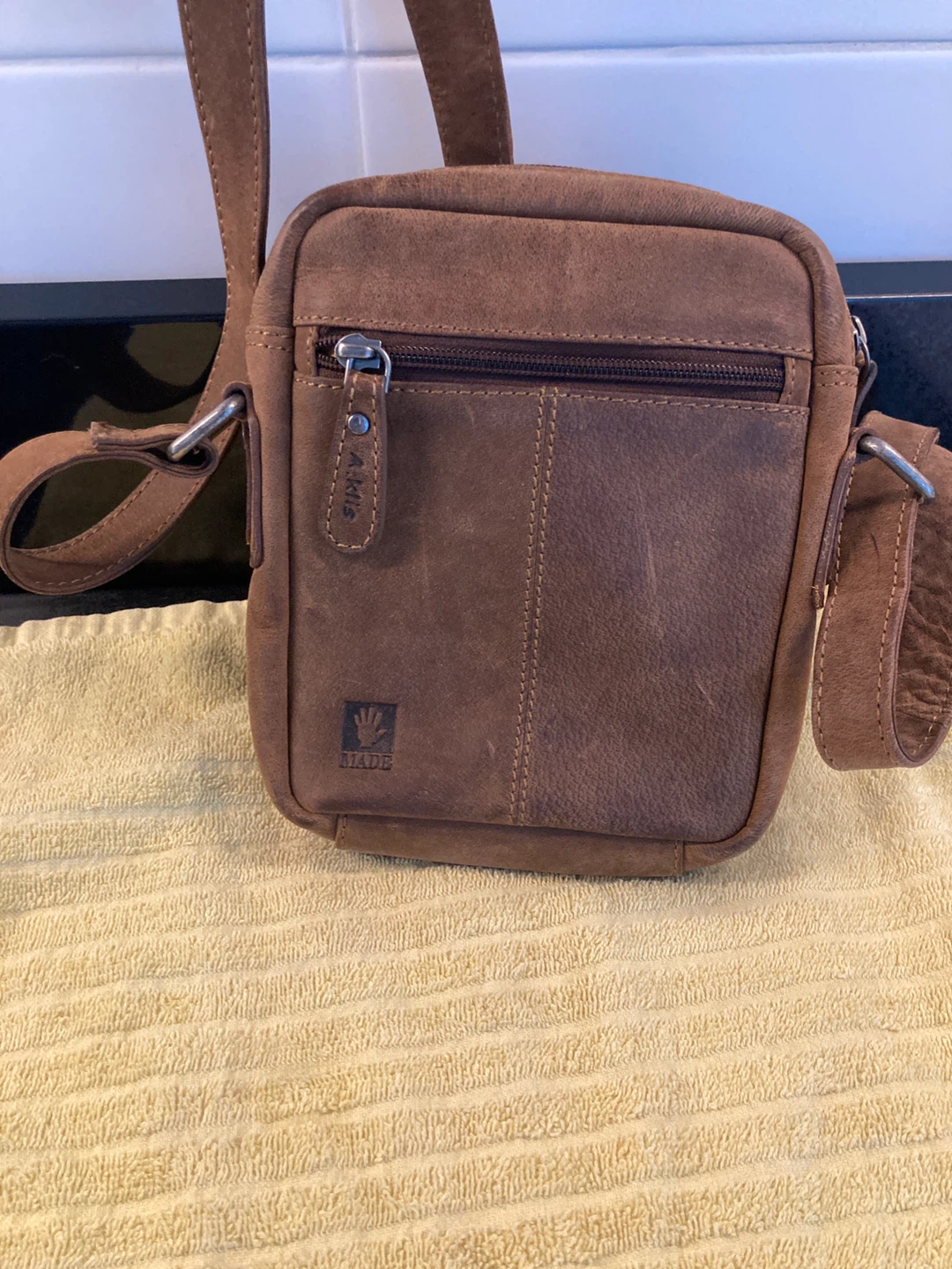 Adrian Klis Brown Leather Crossbody Bag - photo 2