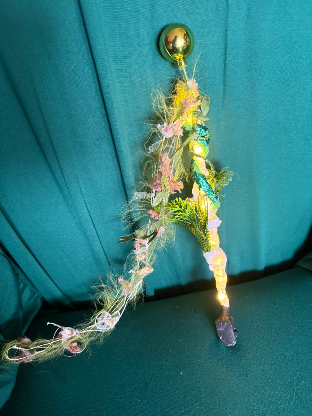 Handmade Fairy Wand with Lights - photo 3