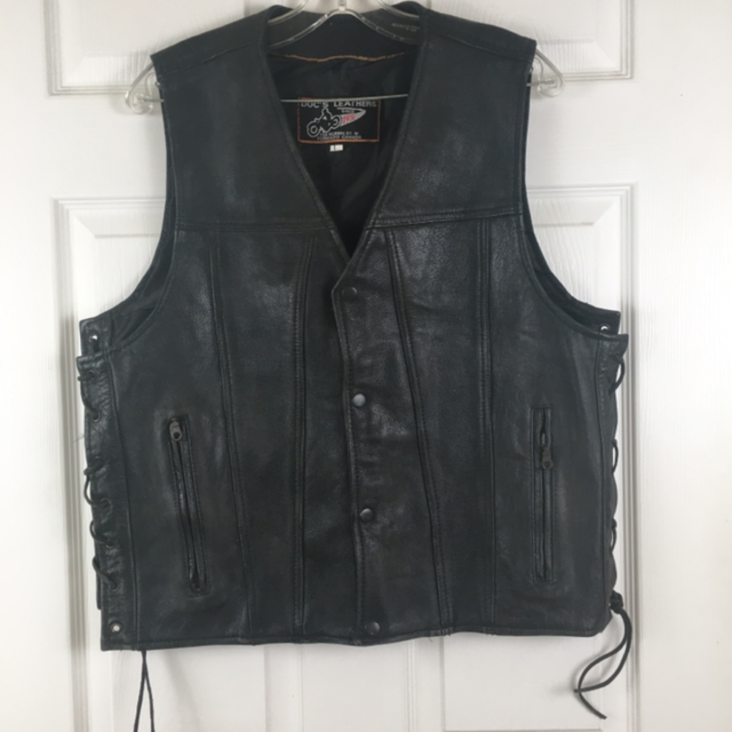 Docs Leather Motorcycle Vest - photo 4