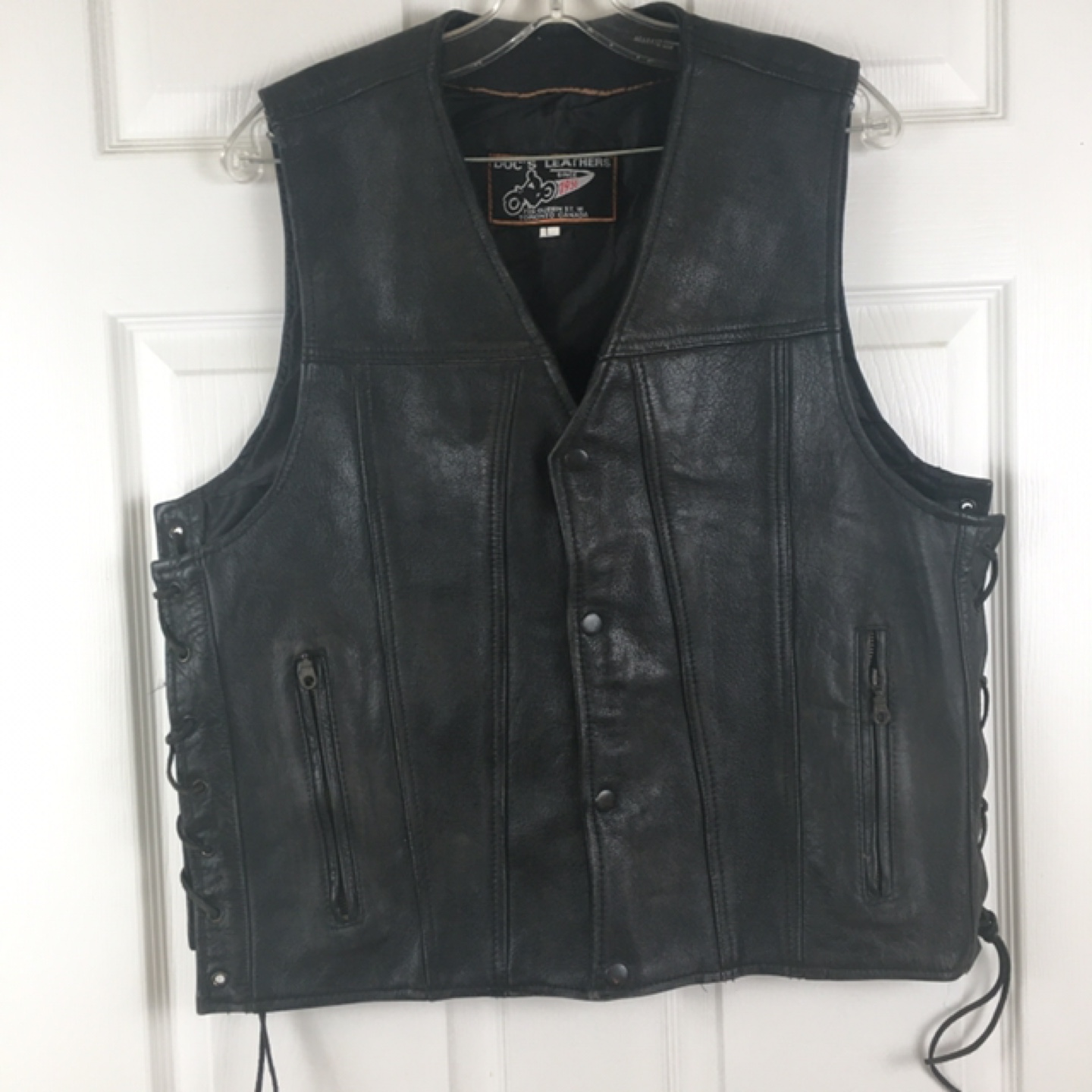 Docs Leather Motorcycle Vest - photo 5