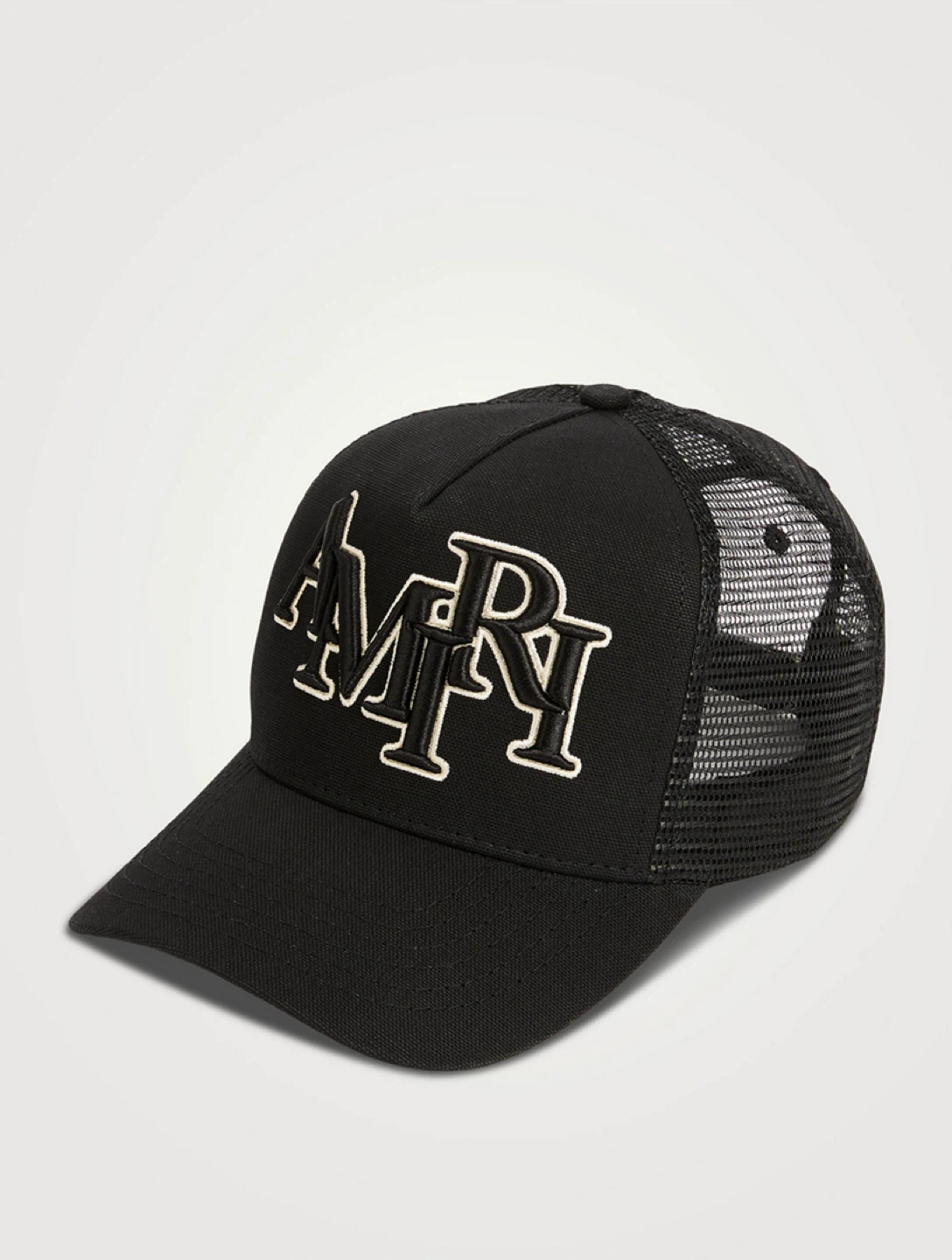 Amiri Black Trucker Hat