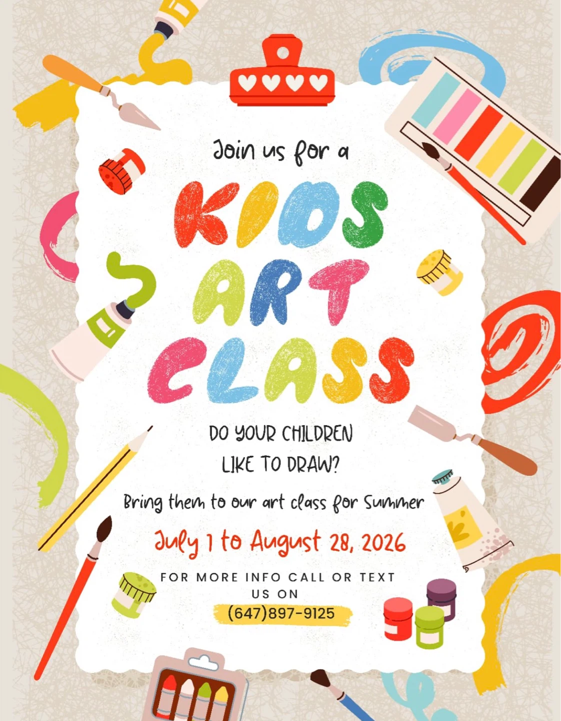 Kids Art Class