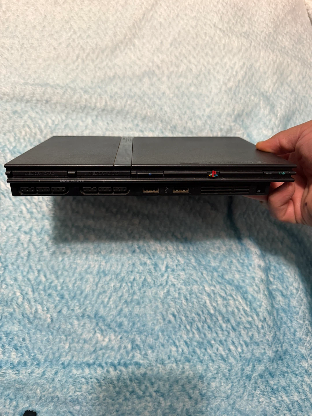 Sony PlayStation 2 Slim Console with Controller and Adapter - photo 5