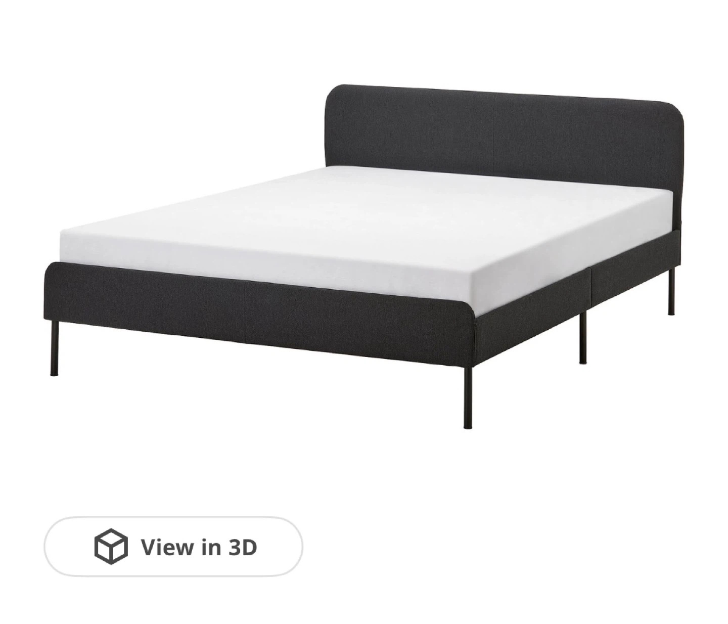 IKEA NEIDEN Bed Frame-7” Foam Mattress included - photo 2