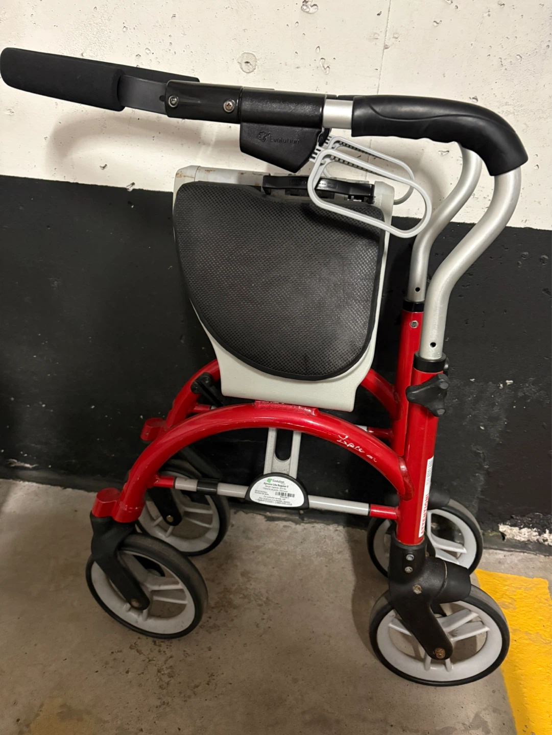 Red and Silver Walker with Seat - photo 5