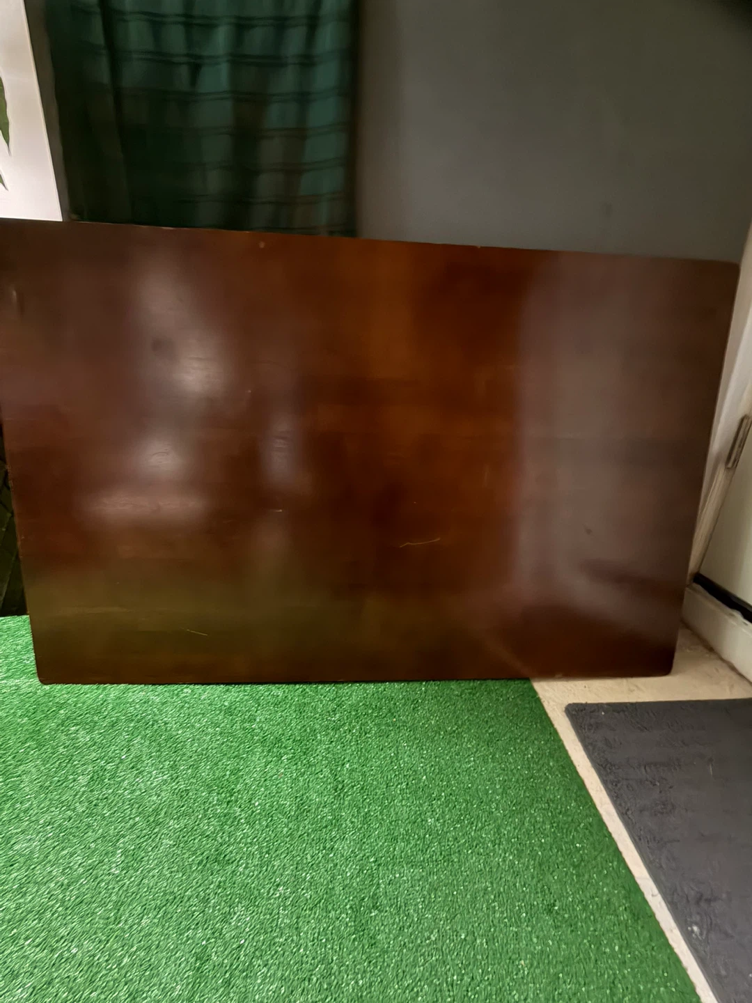 High-quality solid wood dining Table in disassembled form
