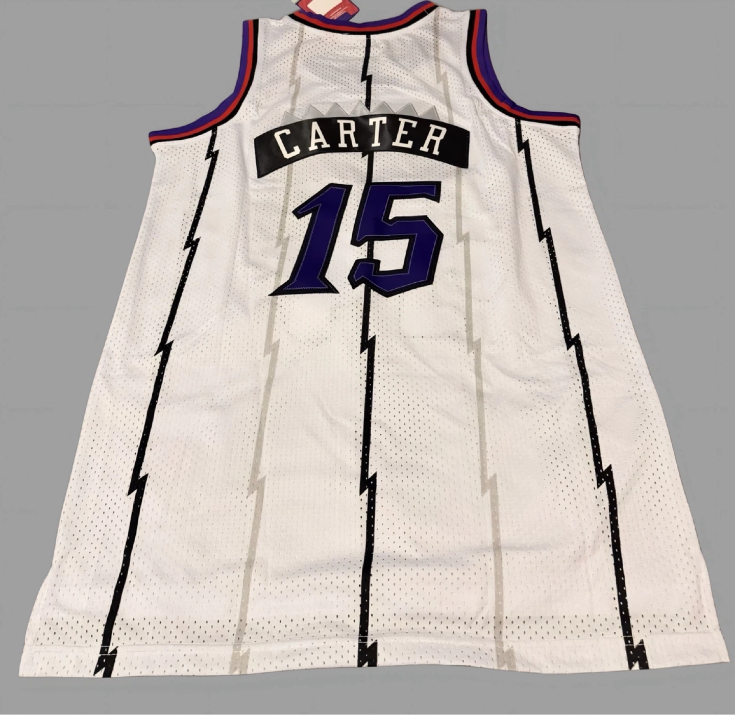 Vince Carter Raptors White Jersey #15 Retro Men’s Large - photo 2
