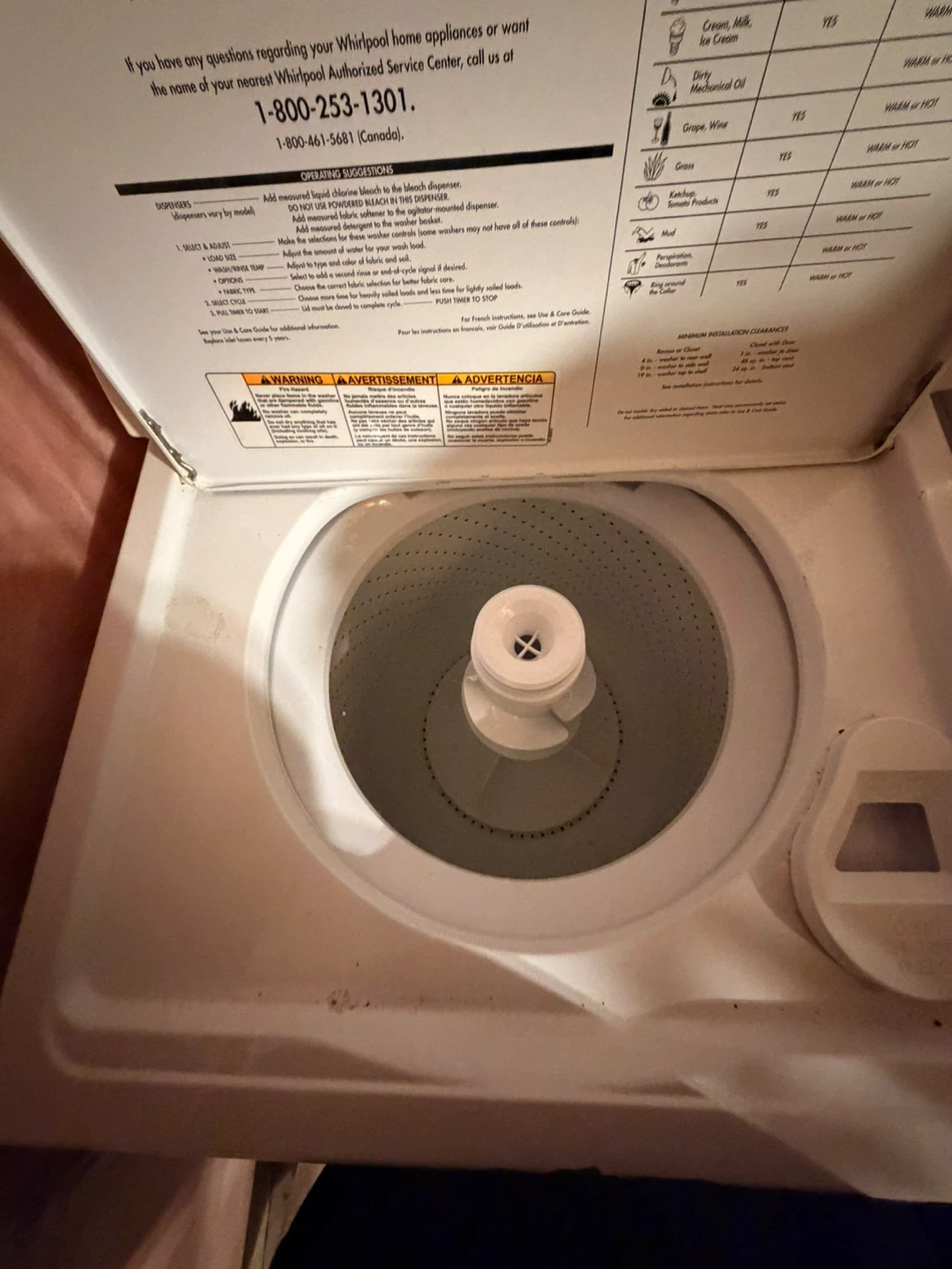Whirlpool Top Load Washing Machine - photo 2