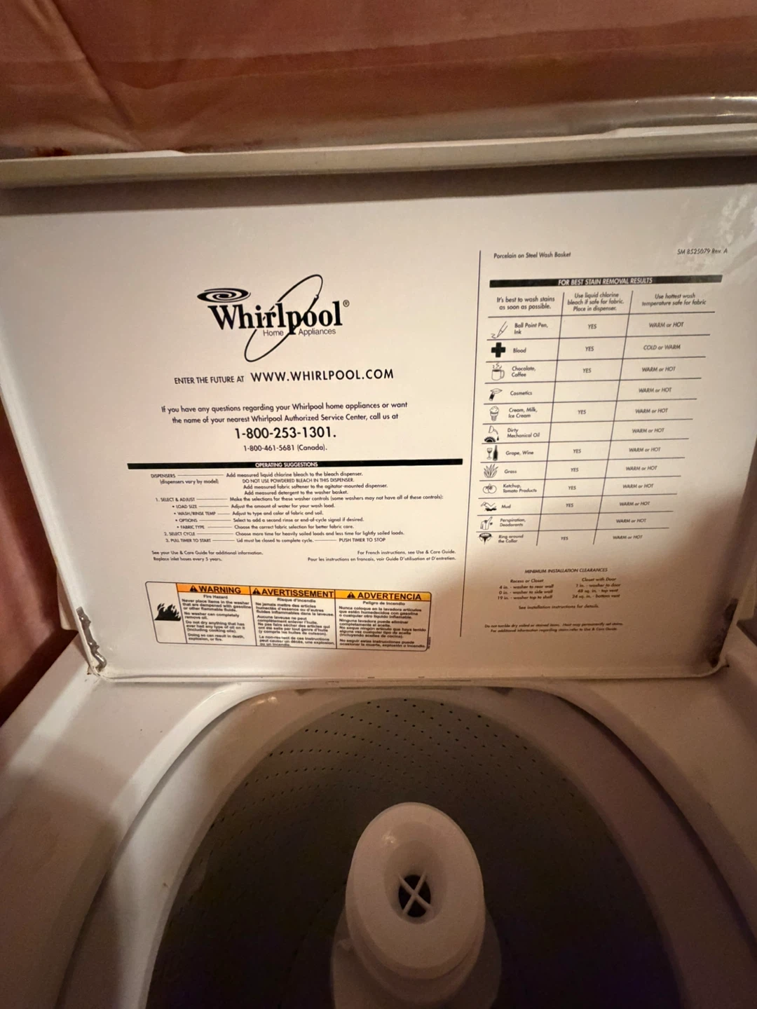 Whirlpool Top Load Washing Machine - photo 3