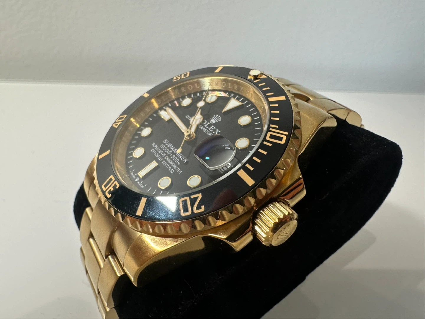 Gold Sub Watch