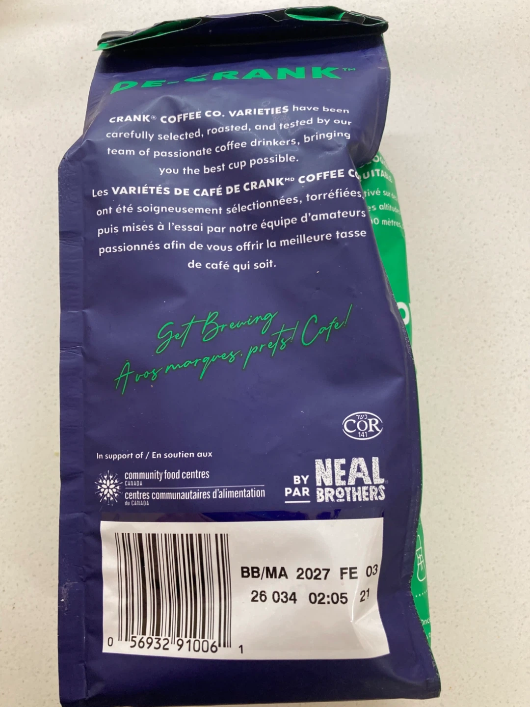 Neal Brothers Decaf Dark Roast Coffee Beans - photo 2
