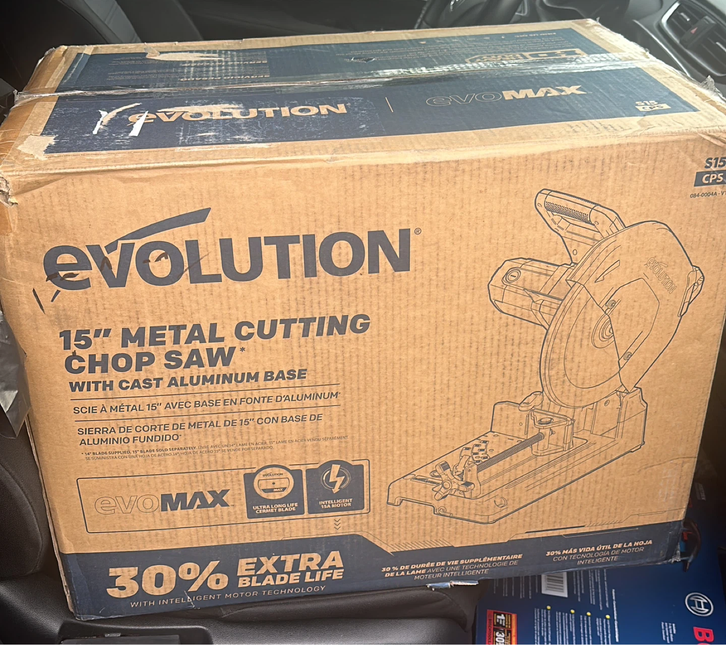 Evolution 15" Metal Cutting Chop Saw with Cast Aluminum Base - photo 2