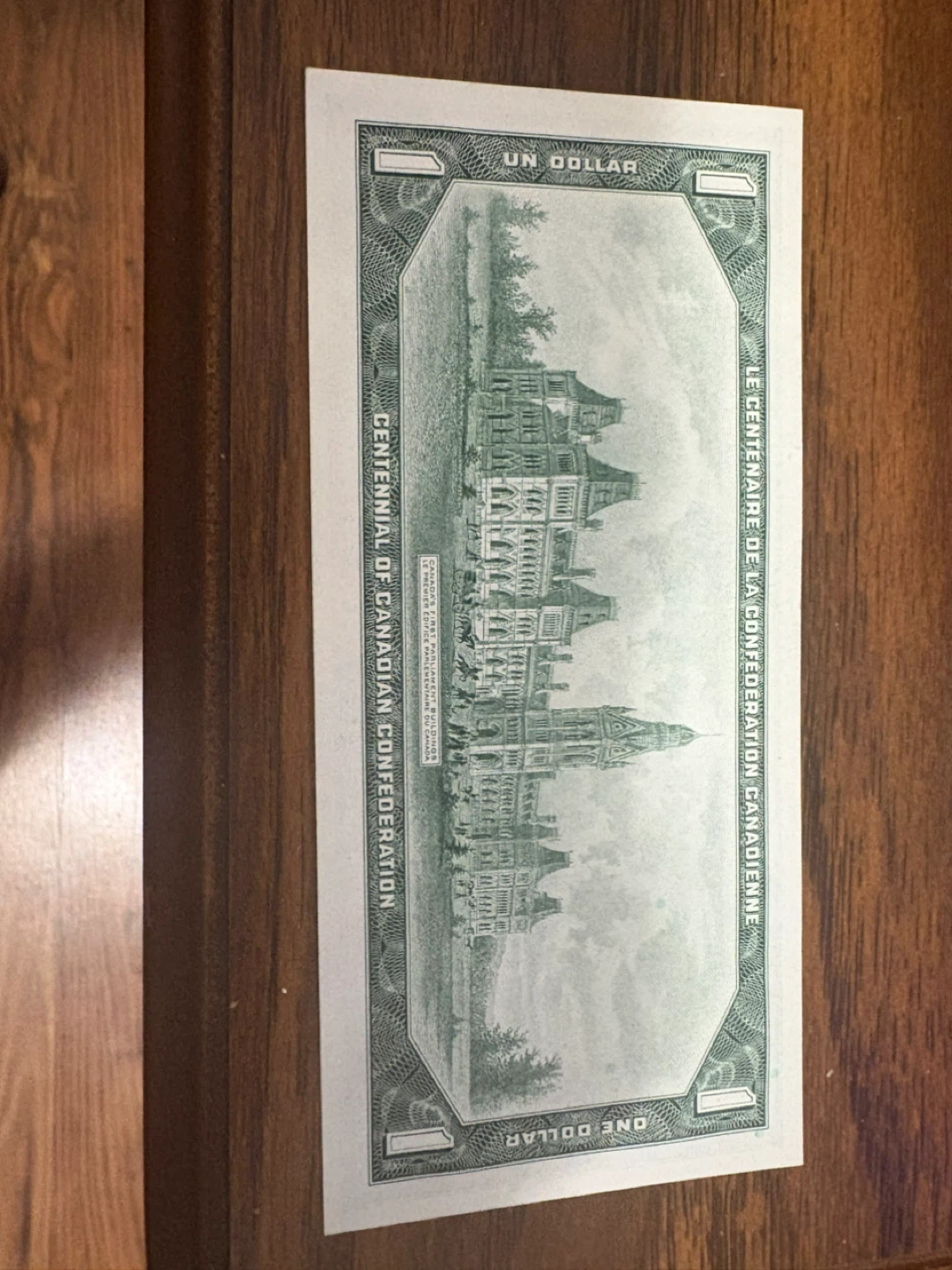 Canada 1 Dollar Banknote - Centennial of Confederation 1967 - photo 2