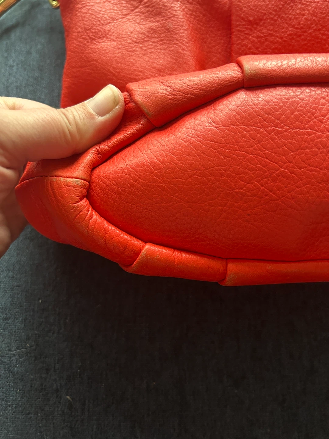 Coach orange Leather Satchel Bag - photo 3