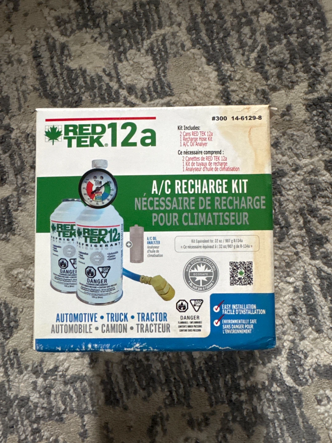 Red Tek 12a A/C Recharge Kit