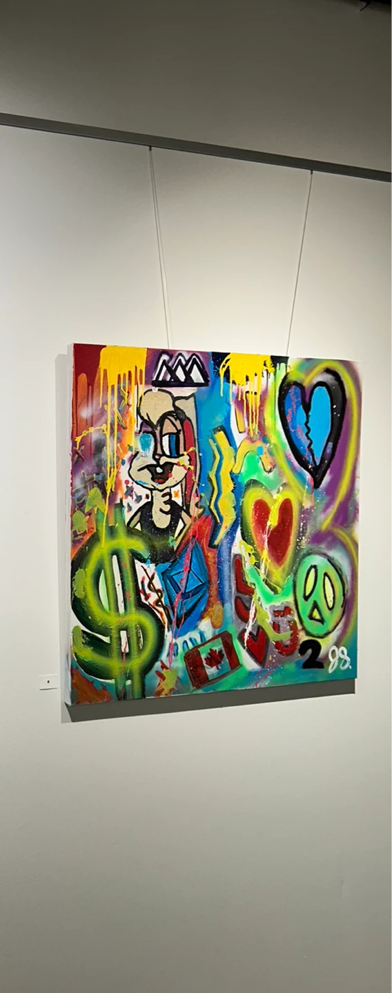 Graffiti Art Painting with Lola Bunny - photo 2