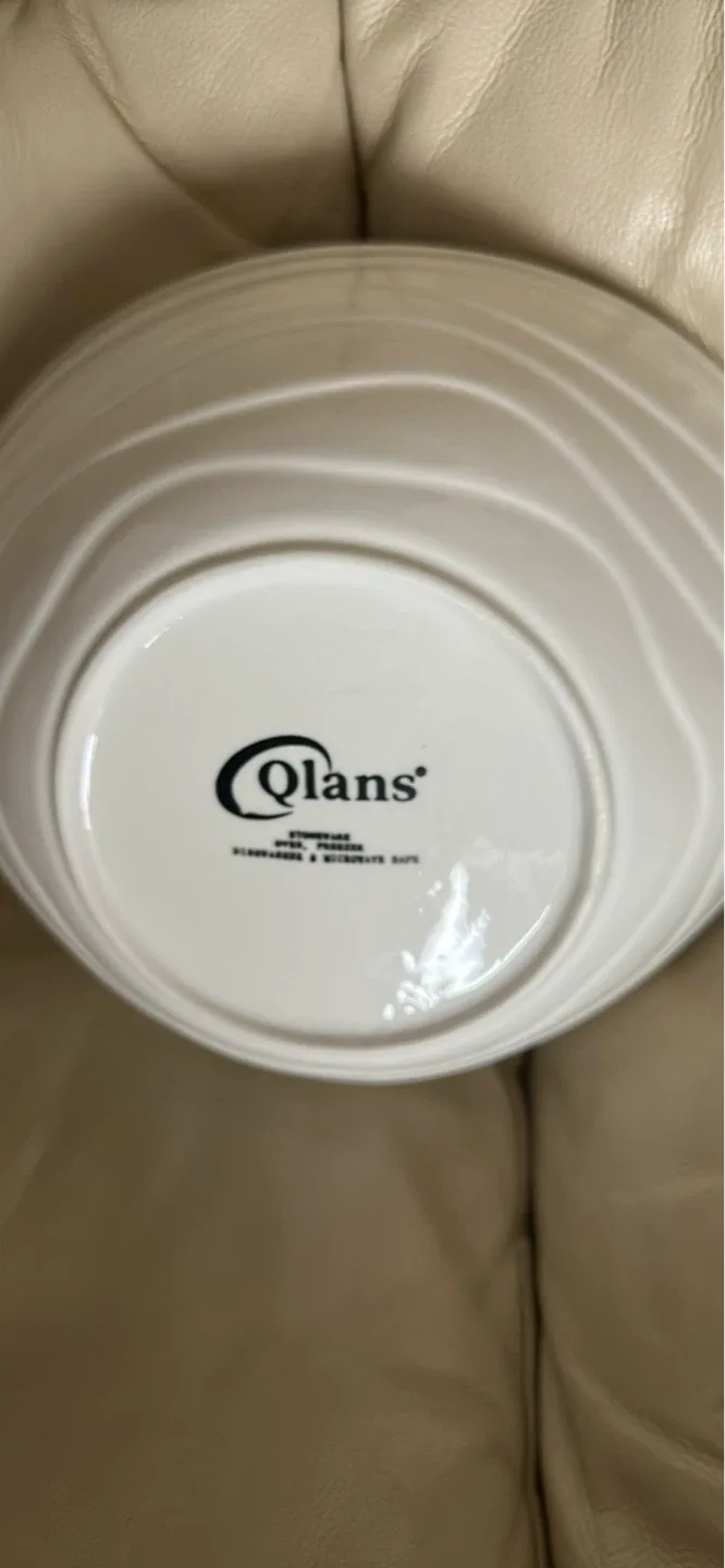 Qlans Salad Bowl with Wooden Servers - photo 2