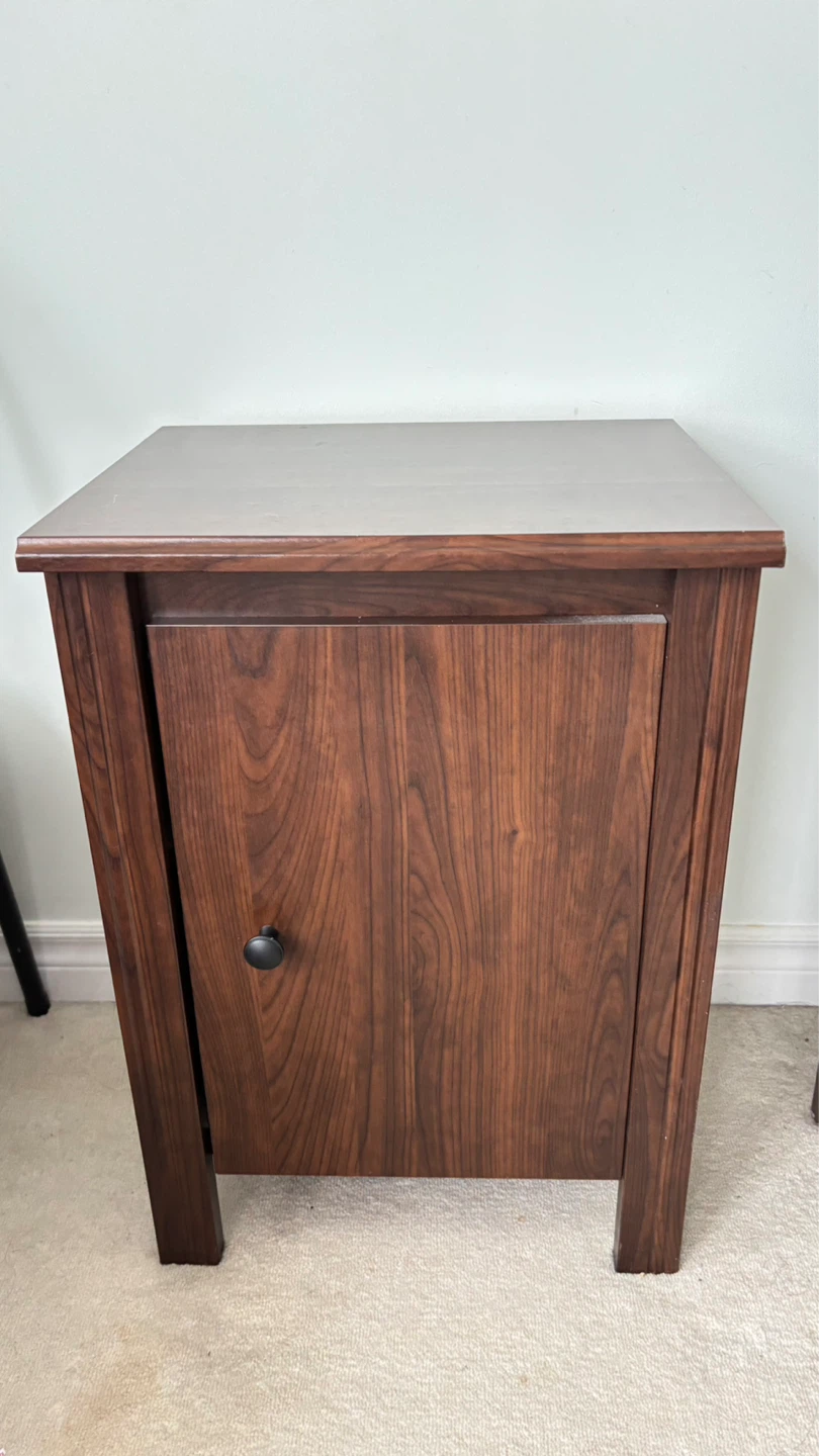 IKEA Luroy Queen Bed Frame with 4 drawers and 2 Nightstand - photo 5