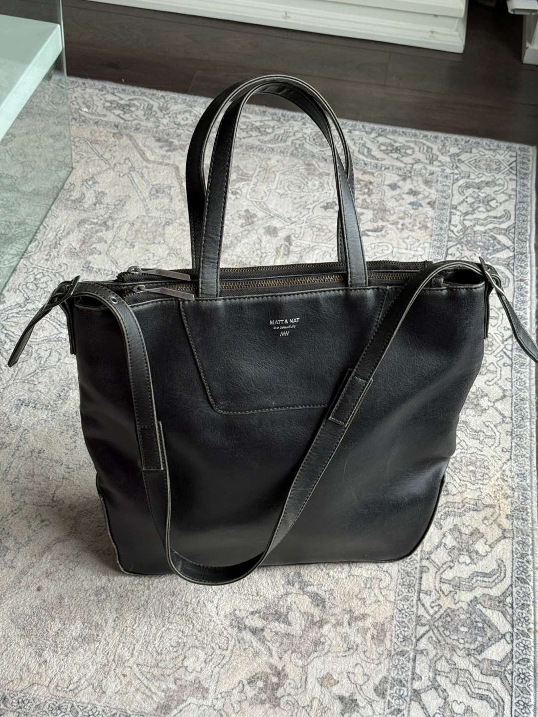 Matt & Nat Black Tote Bag