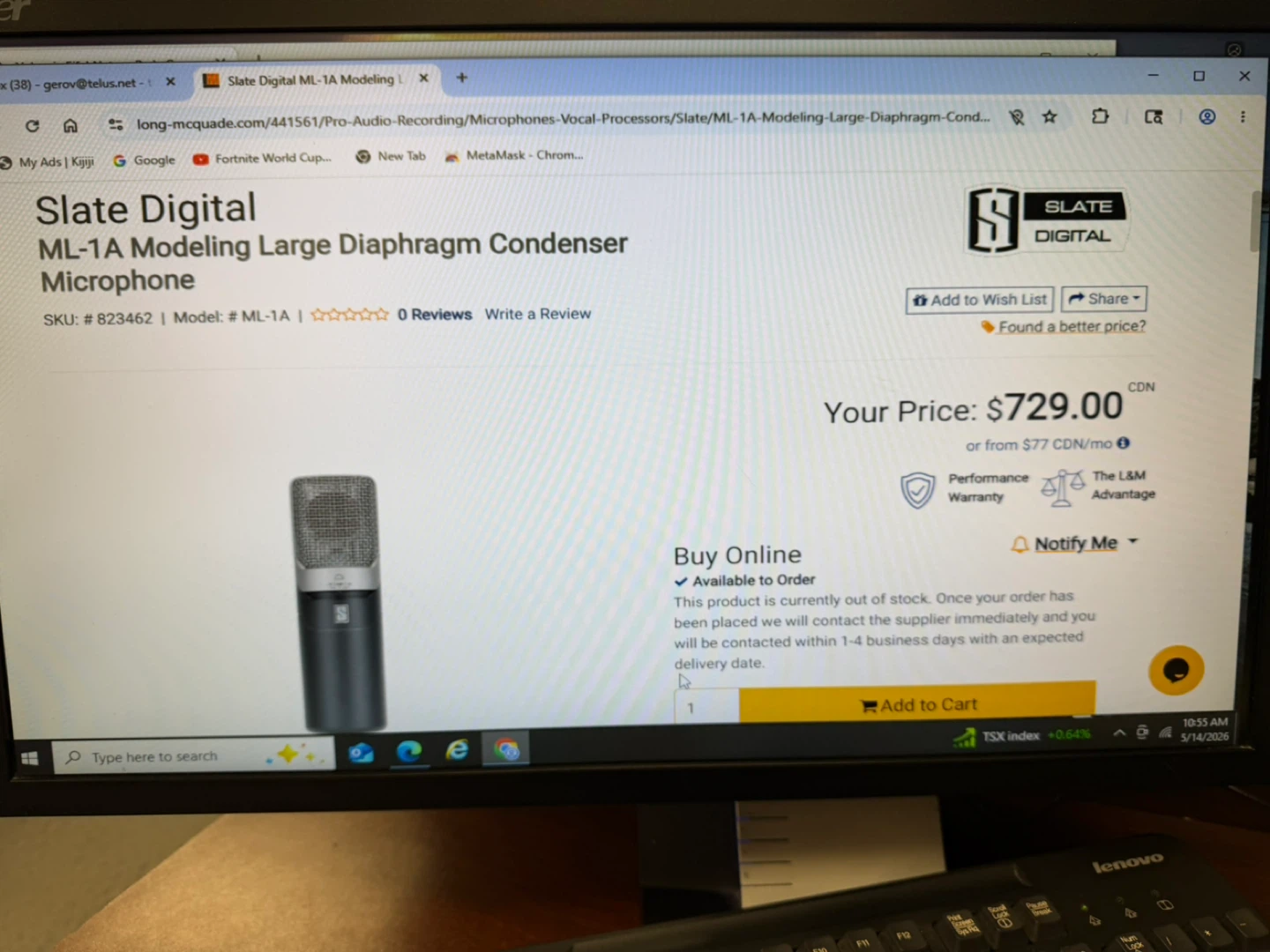 Slate Digital large Microphone.