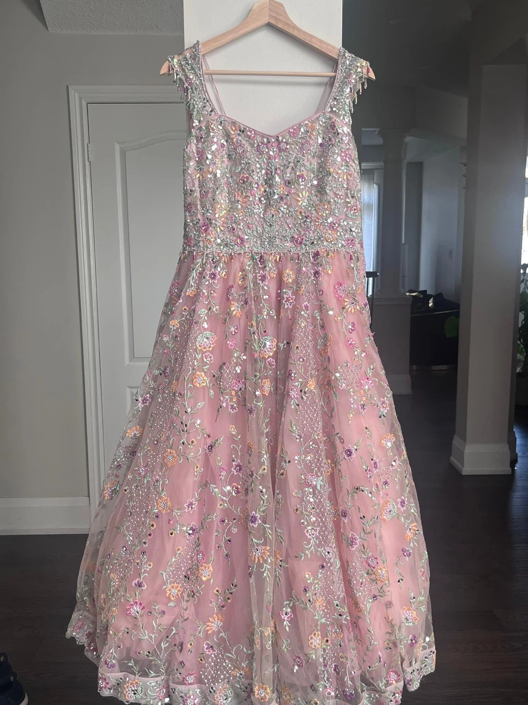 Embroidered Pink Lehenga Choli with Dupatta - photo 2